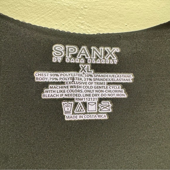 Spanx by Sara Blakely Black Jumpsuit Shapewear Size XL - Picture 9 of 9